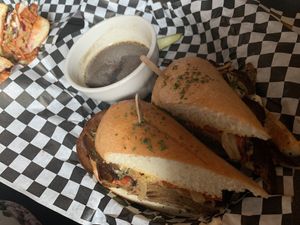 French dip at Georgetown Liquor Company in Seattle