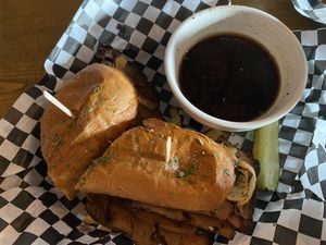 French dip   at Georgetown Liquor Company in Seattle
