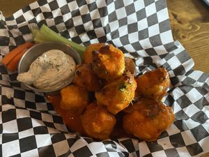 Buffalo cauliflower wings  at Georgetown Liquor Company in Seattle