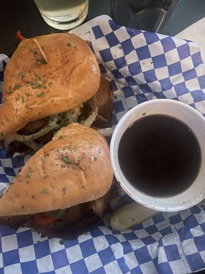 French dip  at Georgetown Liquor Company in Seattle