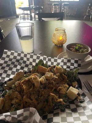 Close-Up of Caesar Salad 🥗😛  at Georgetown Liquor Company in Seattle