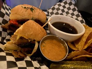 The best french dip.  at Georgetown Liquor Company in Seattle