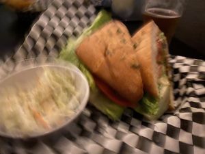 How the BLT looks after a few drinks.  at Georgetown Liquor Company in Seattle