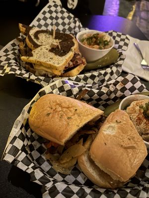 Reuben and cheese”steak"  at Georgetown Liquor Company in Seattle