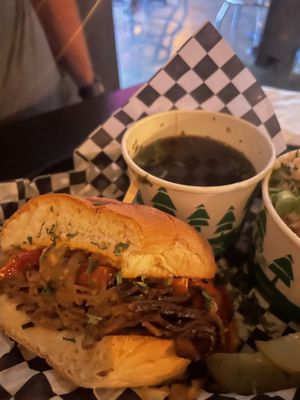 French dip!  at Georgetown Liquor Company in Seattle