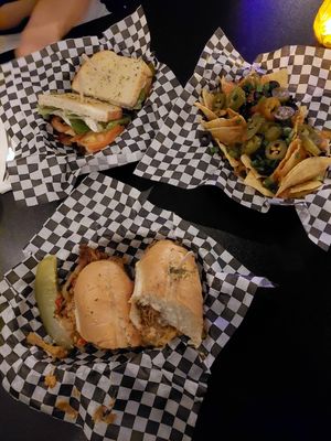 Nachos, Cheesesteak, & BLT at Georgetown Liquor Company in Seattle