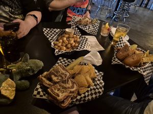 Reuben, cheese steak & tater tots at Georgetown Liquor Company in Seattle