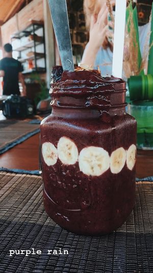 purple rain at In The Raw - Beach Garden  in Canggu