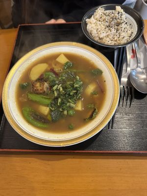 Curry soup  at Tomy Muesli in Takayama