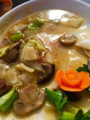 Vegetables mix at Restaurante China Town in Fuerteventura