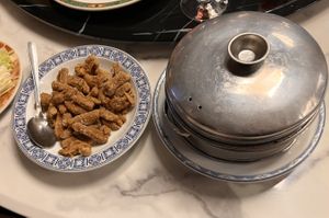 “Duck” made from TVP  at Restaurante China Town in Fuerteventura