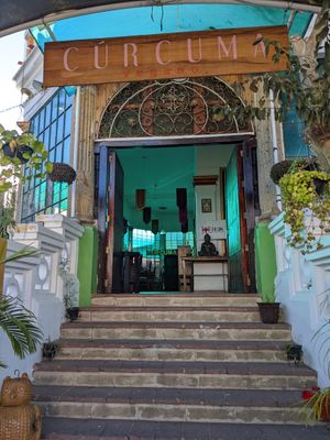 Entrance at Curcuma in Guadalajara