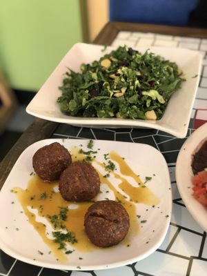 The kale salad has honey in its dressing. Be sure to ask if you don’t want what’s listed   at Bossa Nova in Little Rock