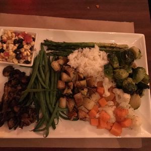 Vegan veggie platter at Rockfish in Edgartown