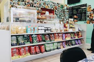 inside at Vegan International Co in Tampa