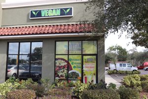 outside at Vegan International Co in Tampa