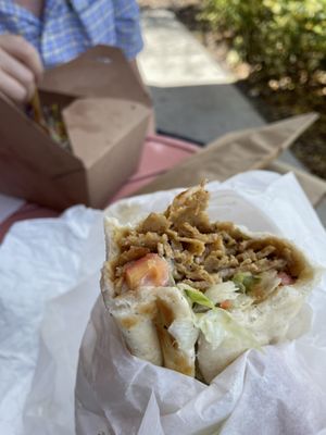 The gyro is to die for! at Vegan International Co in Tampa