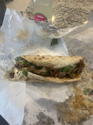 Gyro with beyond steak  at Vegan International Co in Tampa