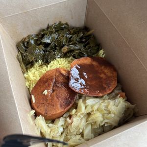 veggie plate  at Vegan International Co in Tampa