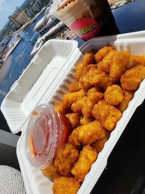 Tater tots at Vegan International Co in Tampa