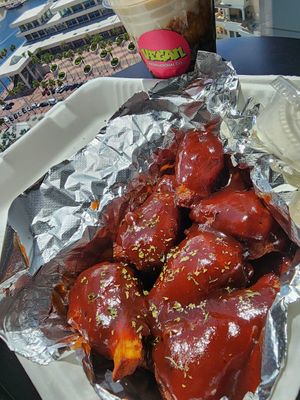 Bbq wings at Vegan International Co in Tampa