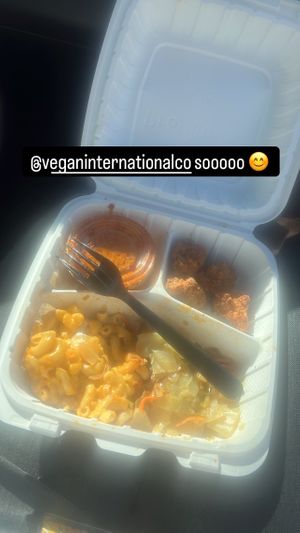 Soul food plate!  at Vegan International Co in Tampa