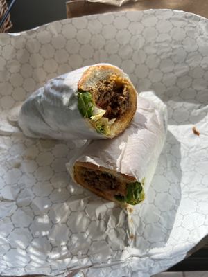 Chopped cheese hoagie  at Vegan International Co in Tampa