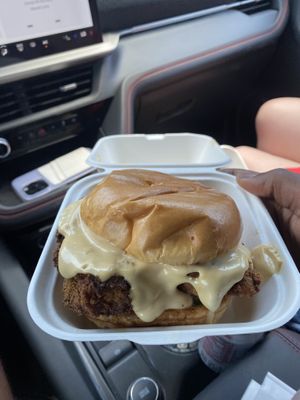 Chicken sandwich  at Vegan International Co in Tampa