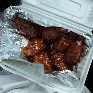 sweet n spicy drumsticks at Vegan International Co in Tampa