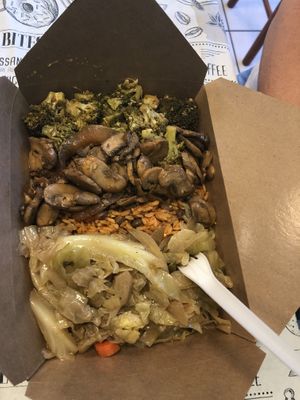 Lots of veggies! at Vegan International Co in Tampa