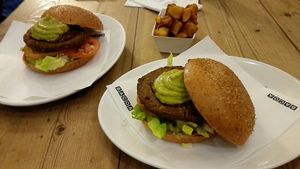 Vegan burger at Bacoa - Ferran in Barcelona