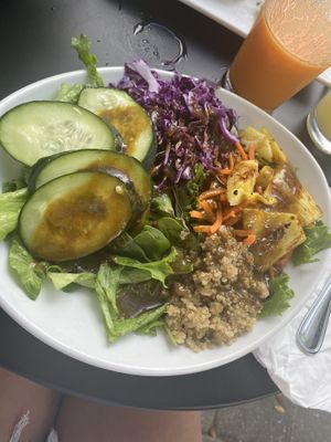 Thai bowl  at Wild Rabbit Bistro in Ormond Beach