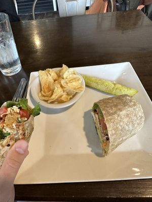 Vegan Wrap  at Wild Rabbit Bistro in Ormond Beach
