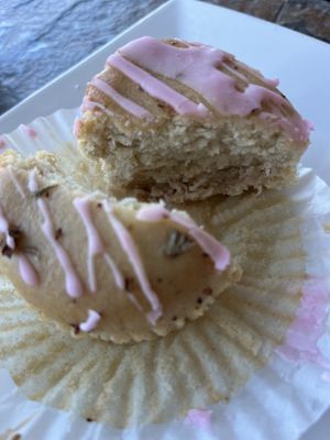 Cardamom Rose Muffin  at Wild Rabbit Bistro in Ormond Beach