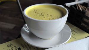 Turmeric tea at Wild Rabbit Bistro in Ormond Beach