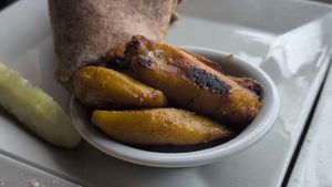 Fried plantains side at Wild Rabbit Bistro in Ormond Beach