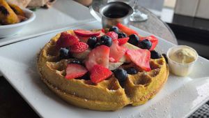 Wild Waffle at Wild Rabbit Bistro in Ormond Beach