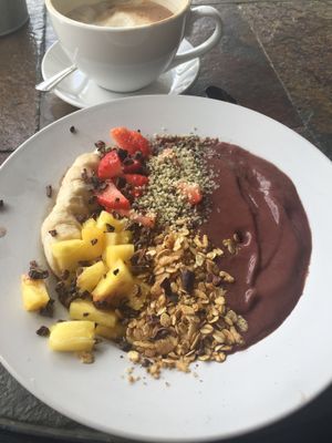 Chocoholic Açaí Bowl at Wild Rabbit Bistro in Ormond Beach