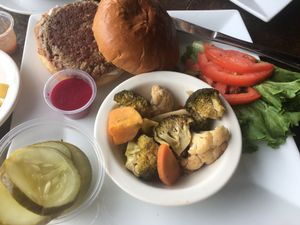 Impossible Burger at Wild Rabbit Bistro in Ormond Beach