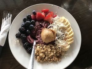 The Loco Coco Acia bowl was amazing  at Wild Rabbit Bistro in Ormond Beach