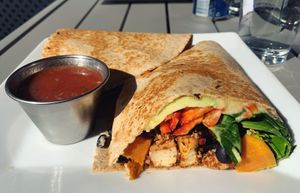 Quesadilla with tofu *vegan  at Wild Rabbit Bistro in Ormond Beach