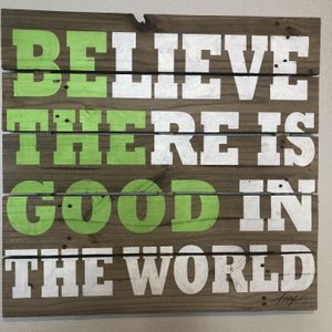 Painted by a local artist.  at Wild Rabbit Bistro in Ormond Beach