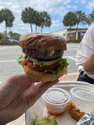 Impossible burger !! at Wild Rabbit Bistro in Ormond Beach