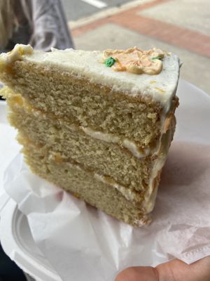 Orange blossom cake  at Wild Rabbit Bistro in Ormond Beach