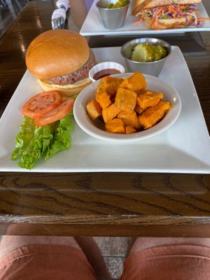 Impossible burger  at Wild Rabbit Bistro in Ormond Beach