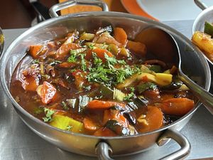 Sweet sour vegetables   at La Bamboo in Stuttgart