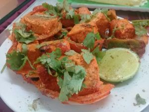 Tofu tika at Vanakkam India in Siem Reap