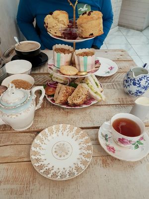 vegan afternoon tea  at Mr & Mrs C's in Wakefield