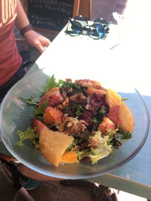 Summer salad at Amaranta Biobar in Valencia