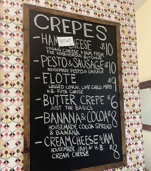Crepes  at Crepe and Spoon in Minneapolis